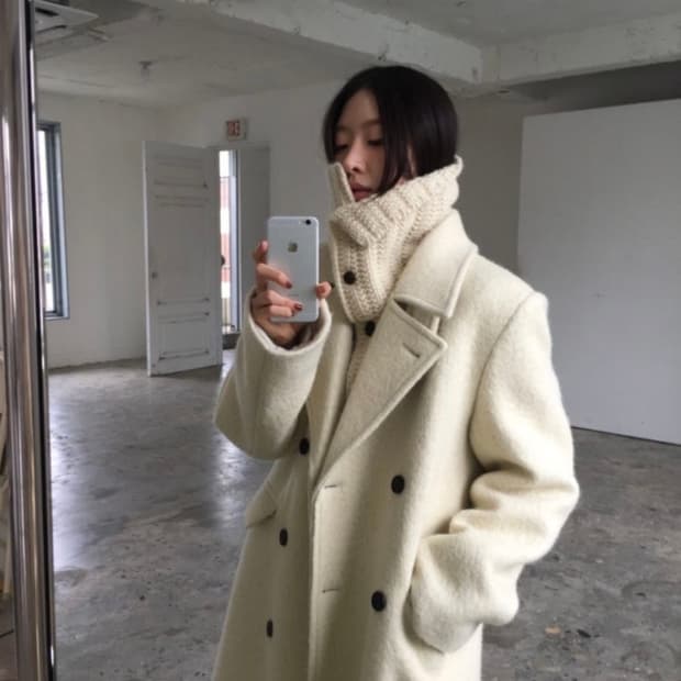 새상품) 런던플랏 바닐라코트