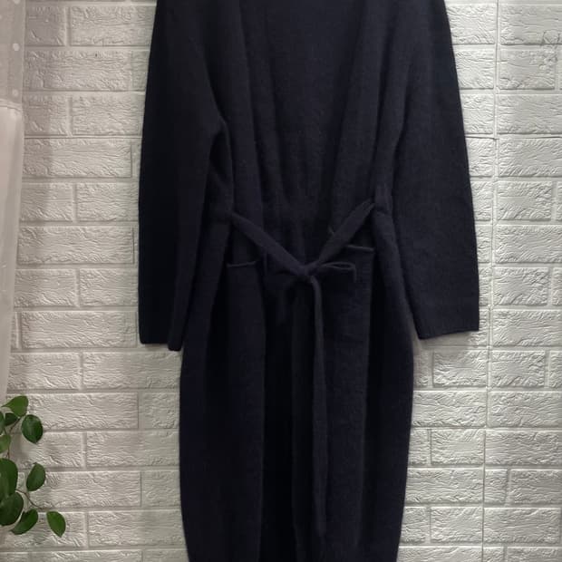 A+G 더엣지 프리미엄 폭스양모울 니트롱가디건 울니트코트