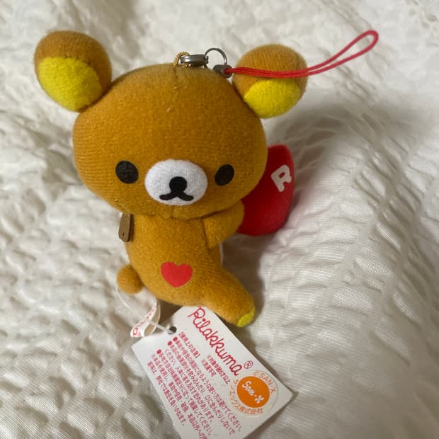 산엑스 고전 리락쿠마 똥인형 스트랩 인형 키링