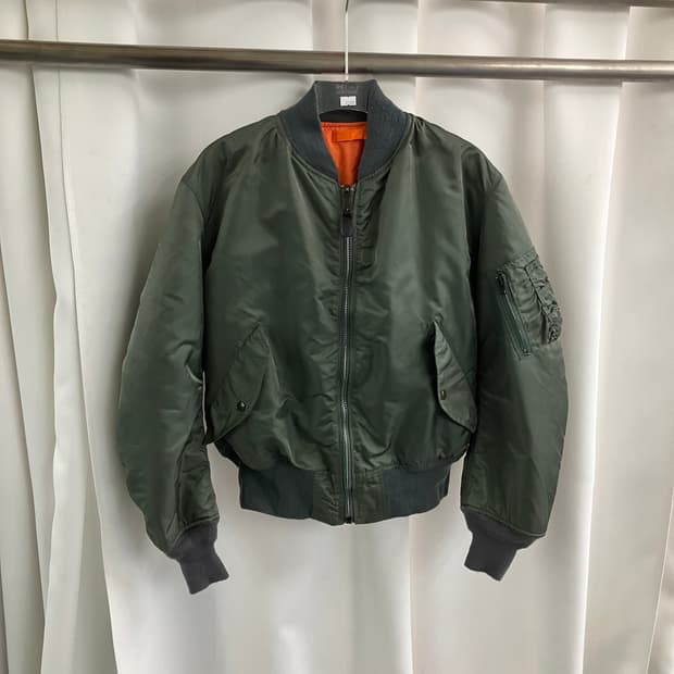 Schott 쇼트 카키 ma-1 항공 점퍼 M