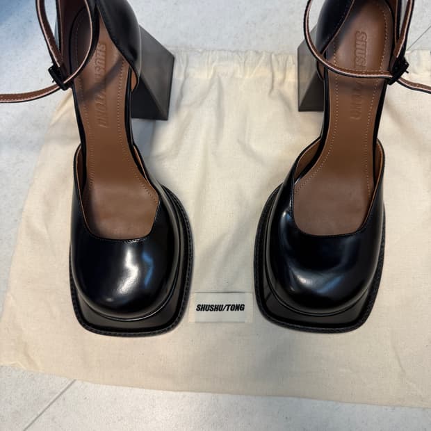 슈슈통 라운드토 플랫폼힐