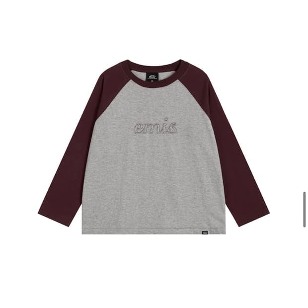 이미스 버건디 슬리브