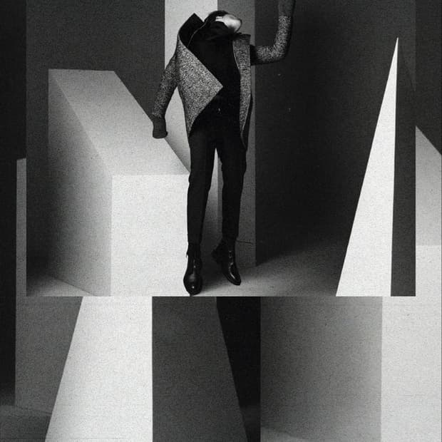 Dior / 07FW ‘NAVIGATE’ 헤링본 피코트 / 44