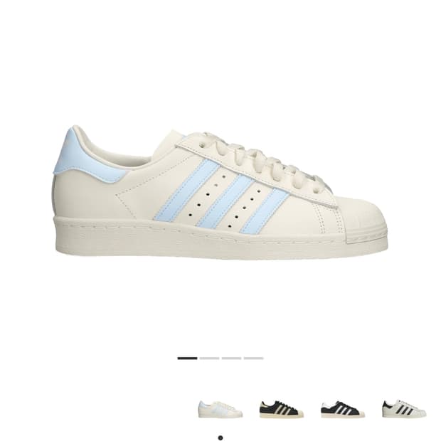 270 ) 아디다스 슈퍼스타82 클라우드 화이트 스카이 틴트