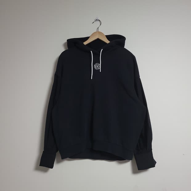 (M) NIKE 나이키 여성 블랙 후드셔츠 티셔츠