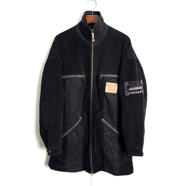 90s santa fe 패널 코듀로이 코트