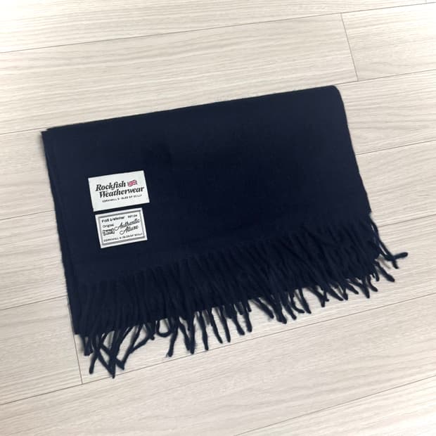 락피쉬웨더웨어 클래식 머플러 네이비