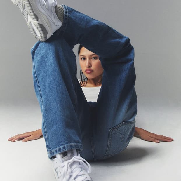 93 MID-RISE LOOSE FIT JEANS (BLUE)