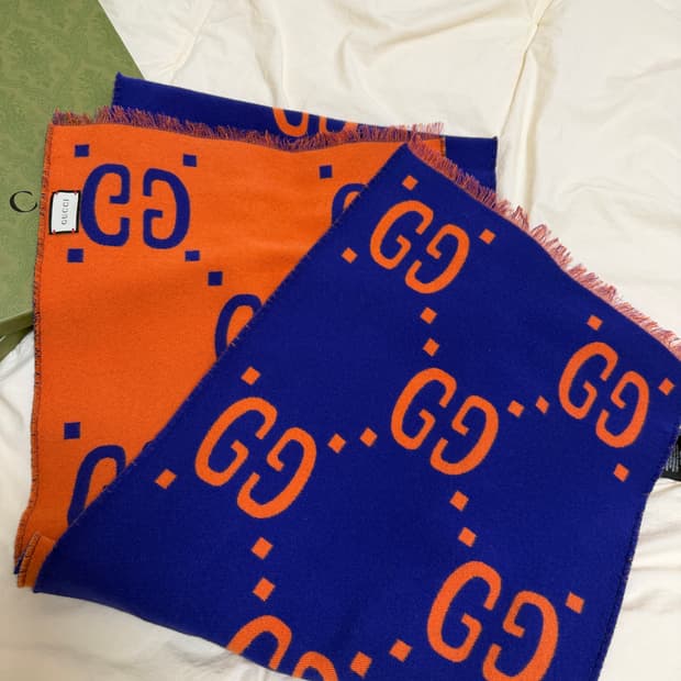 구찌 목도리 머플러 (2회착용)