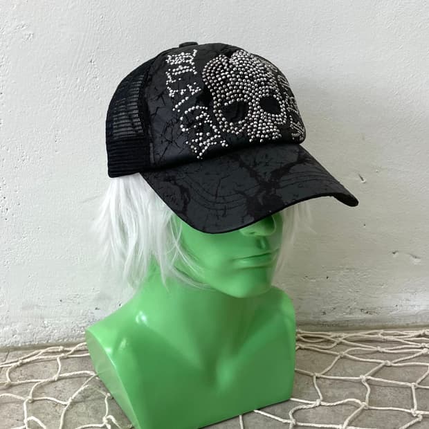 Skeleton Cubic Crinkle Funk Cap
