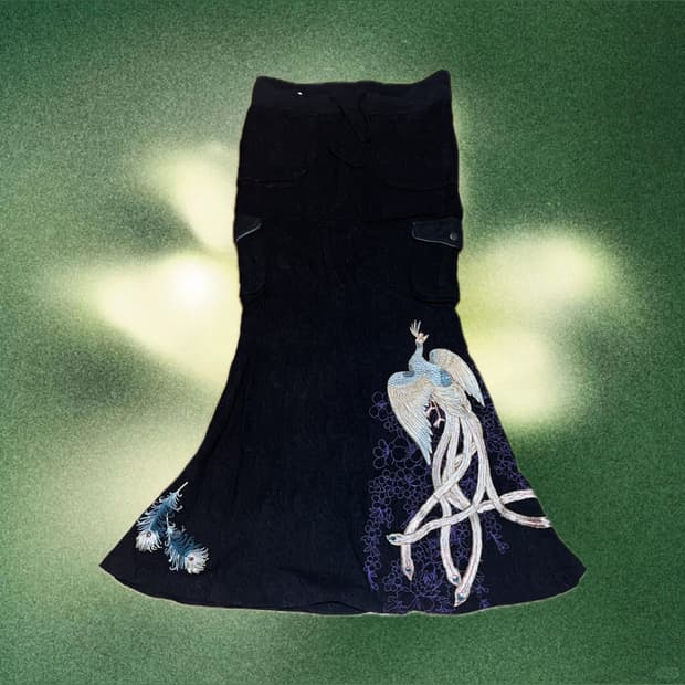 오리엔탈 고딕 오즈온깔 빈티지 스커트