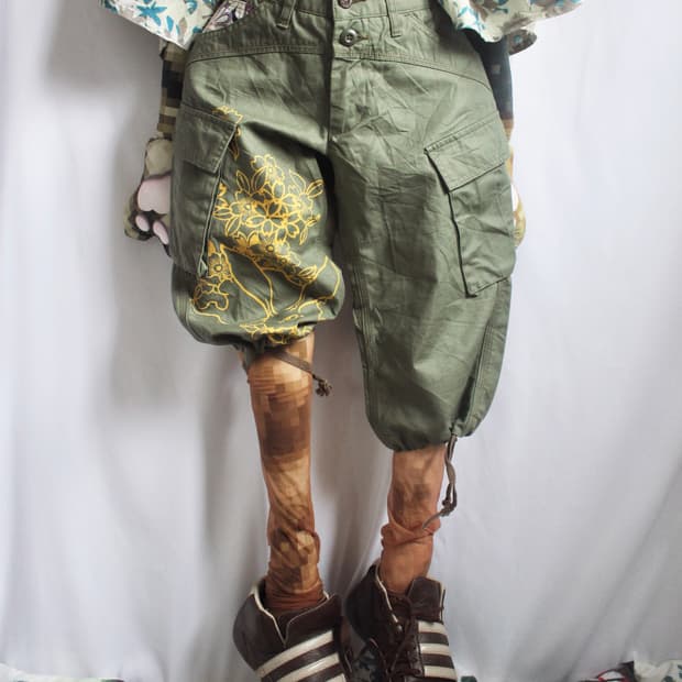 wagara- rabbit&turtle string pants