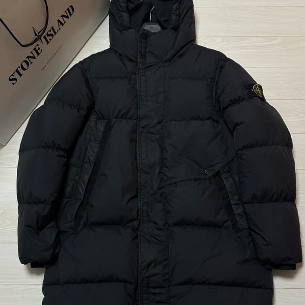 스톤아일랜드 크링클랩스 롱패딩 23fw L(105) 국내판