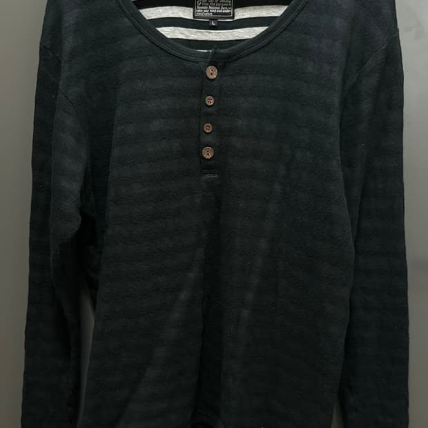 택포) thinkpink 헨리넥 롱슬리브 