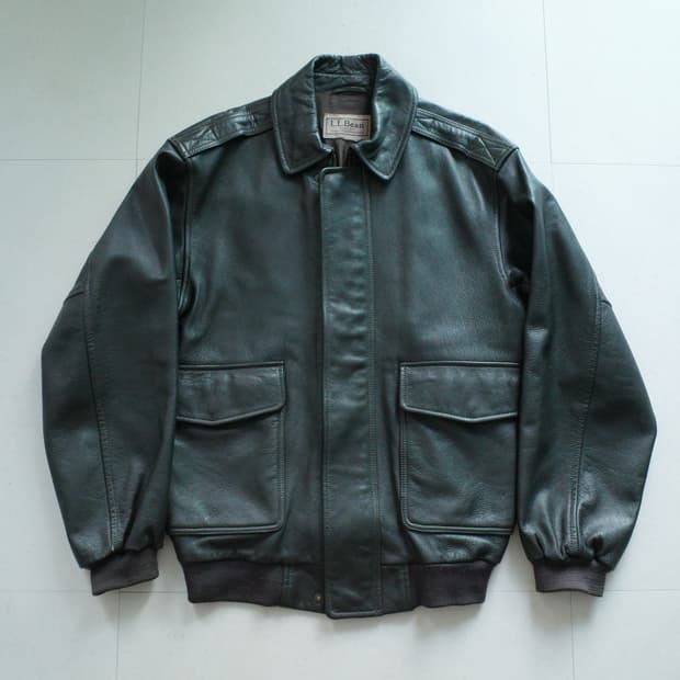 [90s] 엘엘빈 프라잉타이거 염소가죽 A-2 자켓 (100-105)