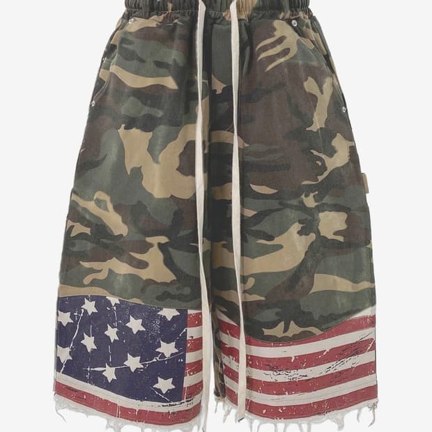 코인서울X워즈 코인 아메리칸 버뮤다 쇼츠 (CAMO)