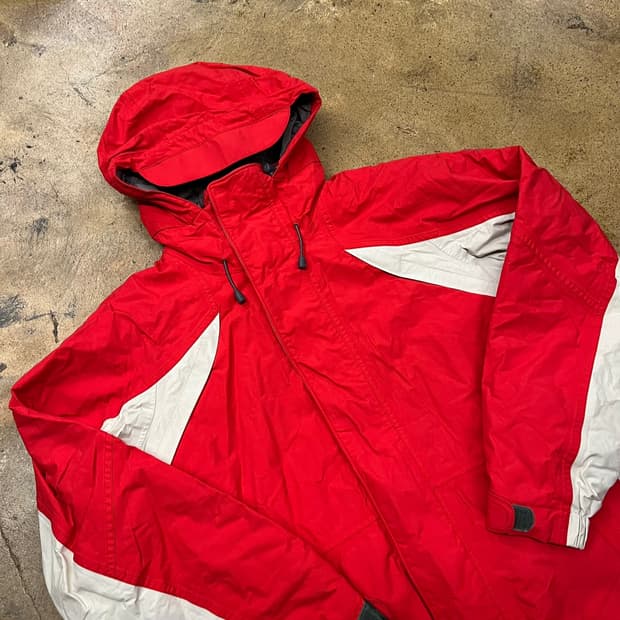 [정품/L] 나이키 acg 레드 후드 바람막이 자켓 b16