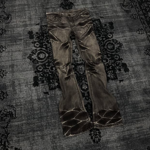 Buffalo bobs 00s dark grey boots cut den