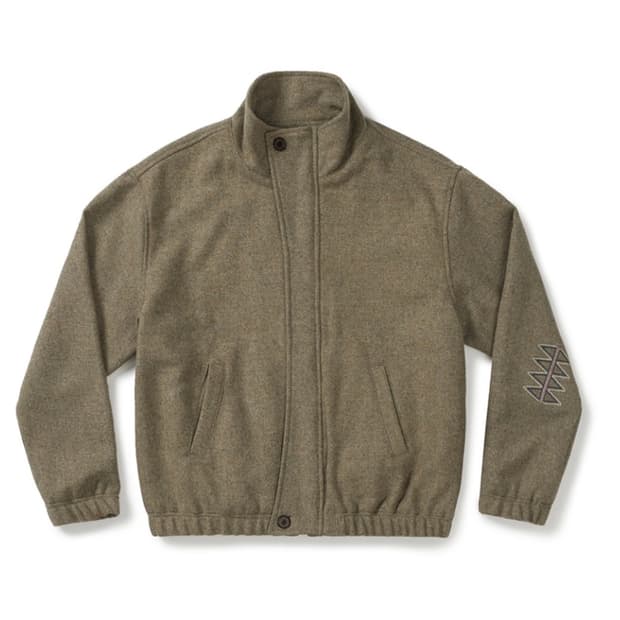 카락터 마체테 울 블루종 01 (Taupe melange)