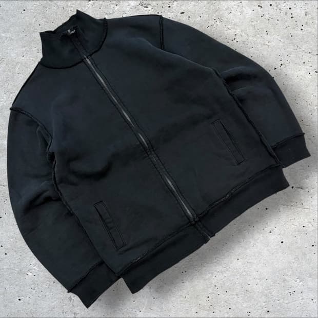 [M] ESSENTIAL DESIGNS 재팬 블랙 집업 E691