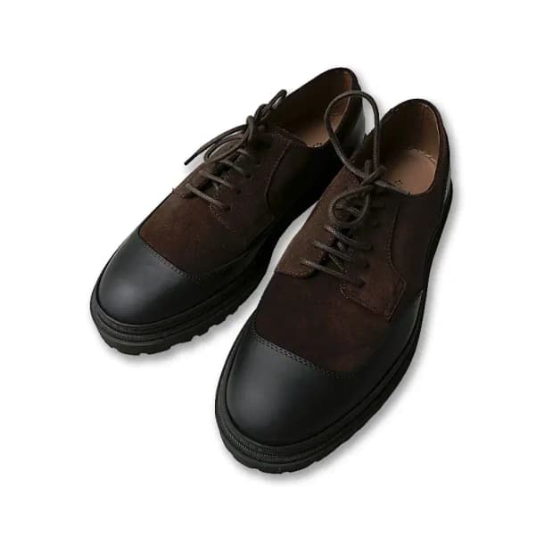 오피시나 슬로웨어 [Officina Slowear] 콤비 윙팁 슈즈