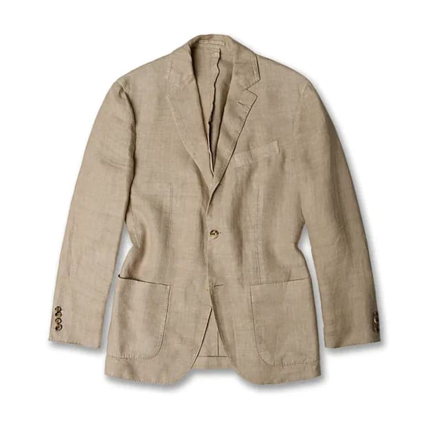 라르디니 [Lardini] 이태리 베이지 떼수토 린넨 자켓
