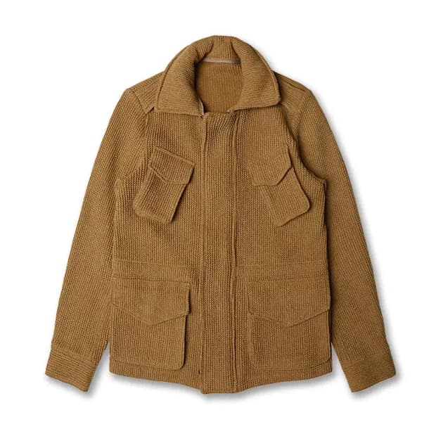 링자켓 [Ring Jacket E'lento] 퍼티그 스타일 니팅 자켓