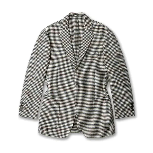 라르디니 [Lardini] 아이보리 멀티체크 이태리 클래식 캐주얼 자켓