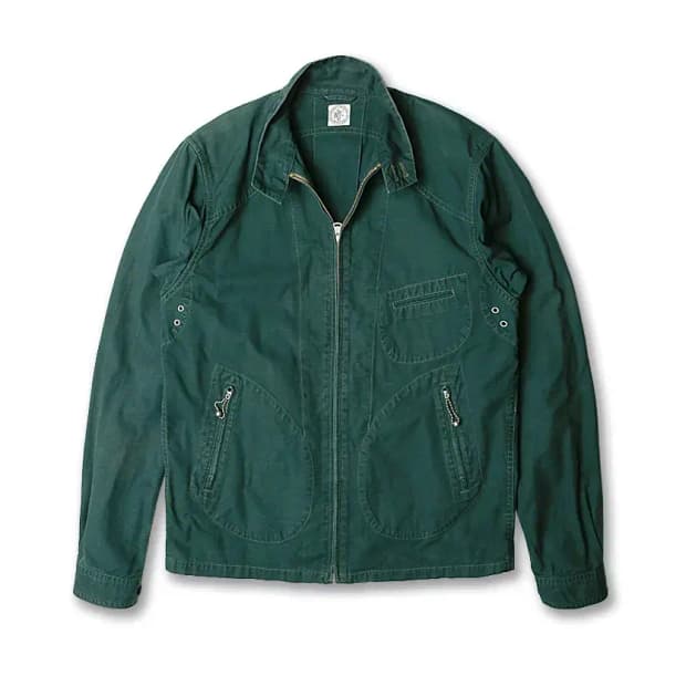 빔즈 플러스 [Beams +] 빈티지 워싱 Thewastetwice 자켓