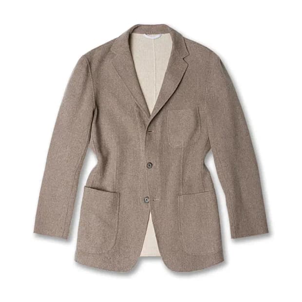 유나이티드 애로우즈 [United Arrows] 브라운 울 소프트 자켓