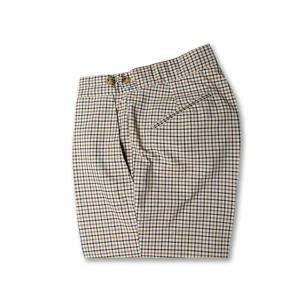 니들즈 [Needles] 클래식 체크 와이드 핏 트라우저