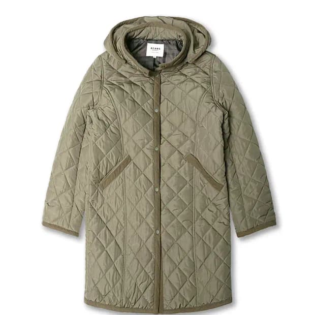 빔즈 하트 [Beams Heart] 스탠다드 클로씽 퀼팅 롱 자켓