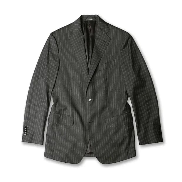 라르디니 [Lardini] 로로피아나 스트라이프 그레이 블레이저 자켓