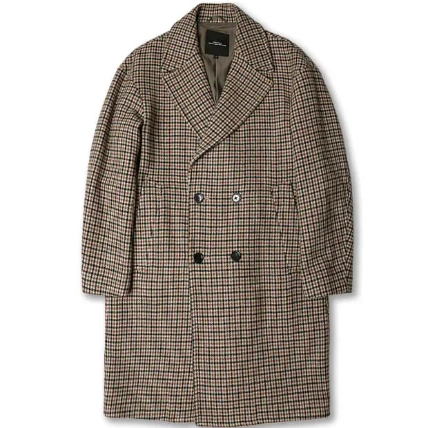 그린 라벨 릴렉싱 [Green Label Relaxing] 체크 더블코트