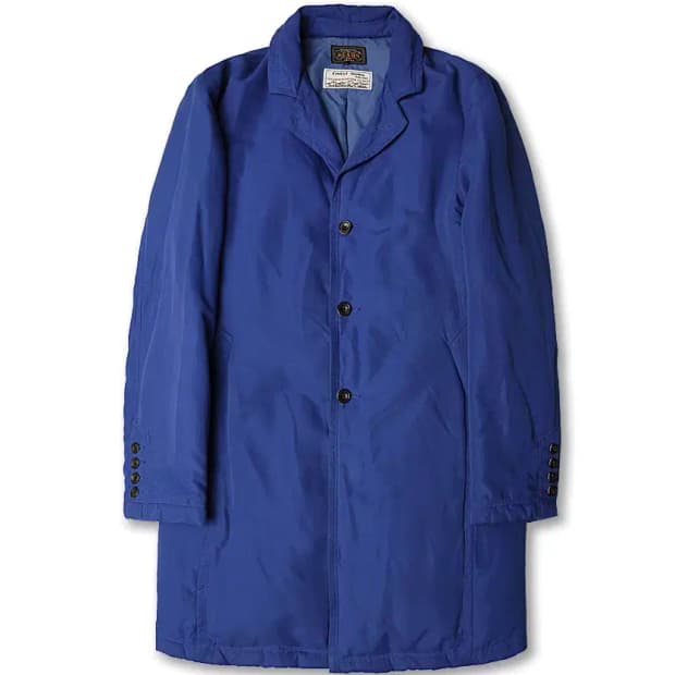 빔즈 플러스 [Beams +] 피네스트 블루 다운 롱 패딩 코트