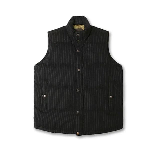 유니버셜 랭귀지 [Universal Language] 블랙 울 패딩베스트