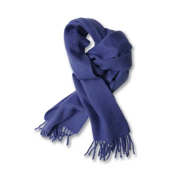 드레익스 [Drake's] 블루 캐시미어 100% 스코틀랜드 머플러