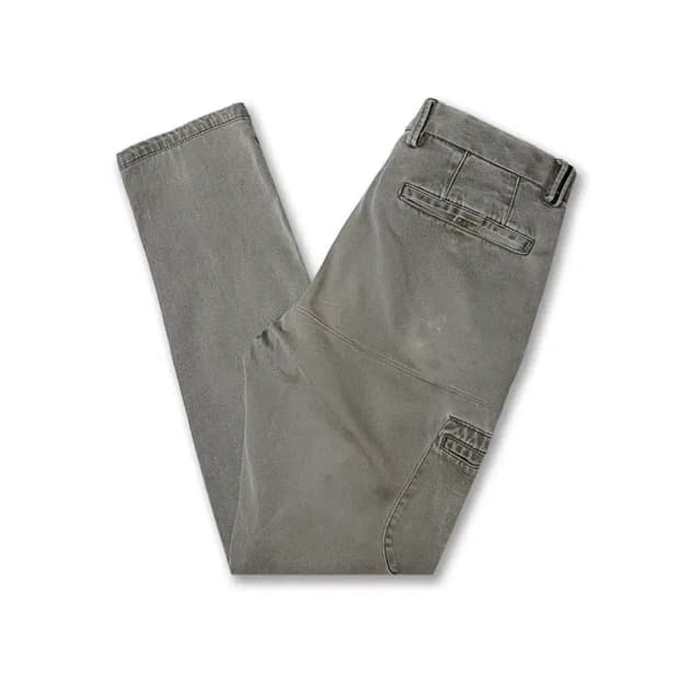 피티제로우노 [PT01] 그레이 가먼트 스트레치 카고 팬츠