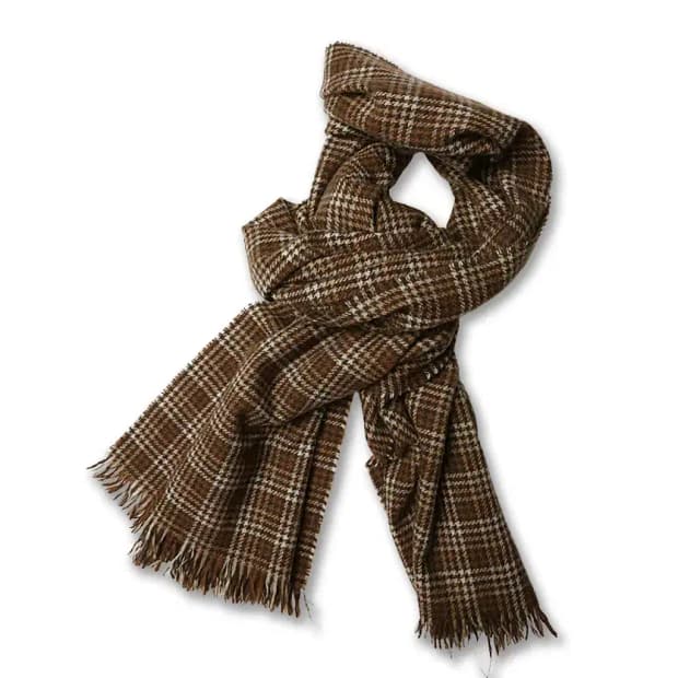 드레익스 [Drake's] 빈티지 클래식 체크 캐시미어 100 머플러