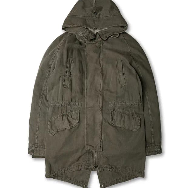 이브 살로몬 [Yves Salomon] 프렌치 아미 롱 야상 패딩 자켓