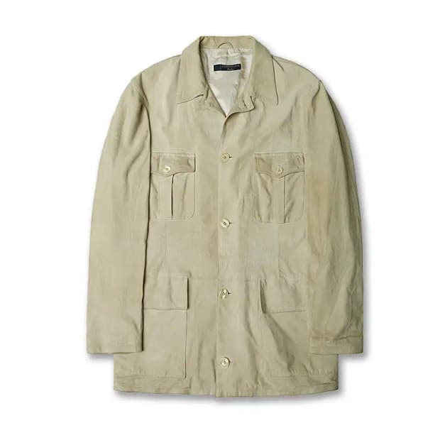꼬르넬리아니 [Corneliani] 베라 펠레 리얼 스웨이드 사파리 자켓