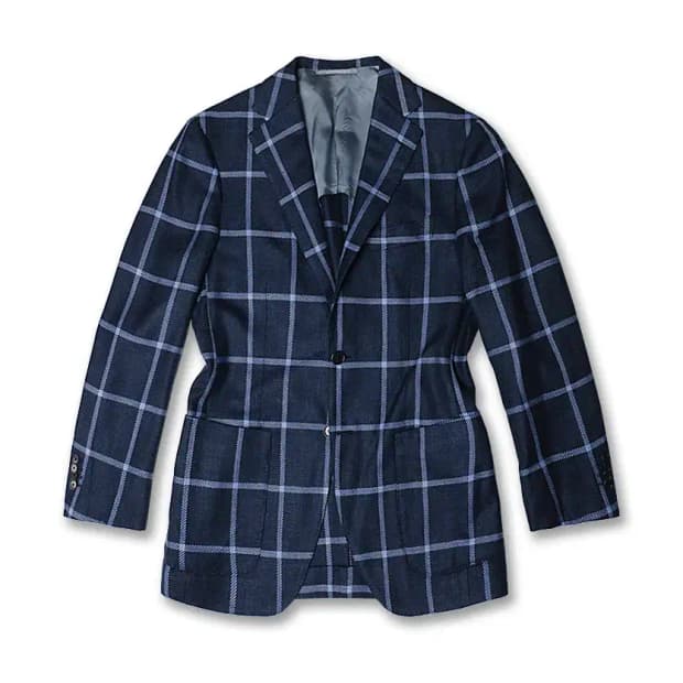 빔즈 에프 [Beams F] 퓨처 클래식 체크 스포츠 자켓