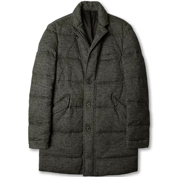 일레븐티 [Eleventy] 이태리 울 클래식 다운 롱 패딩