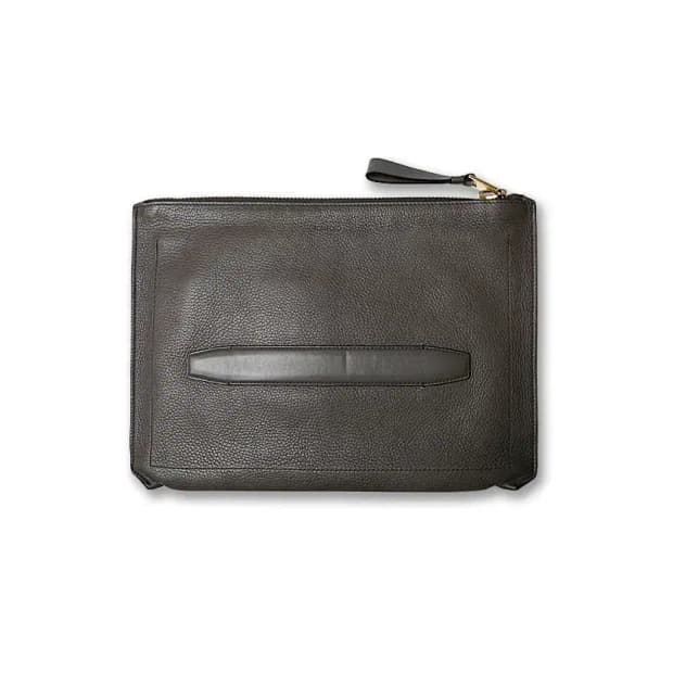 톰 포드 [Tom Ford] 리얼 레더 럭셔리 명품 클러치 백