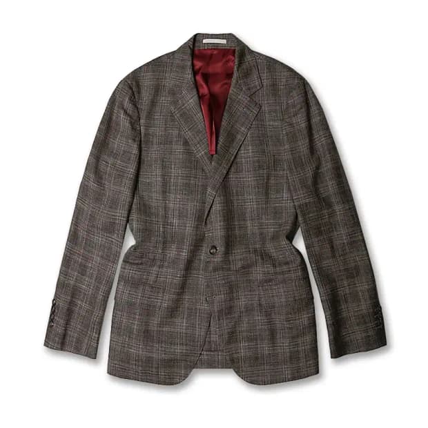 브루넬로 쿠치넬리 [Brunello Cucinelli] 브라운 체크 자켓