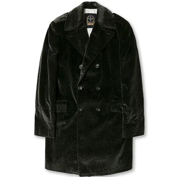 돌체 앤 가바나 [Dolce & Gabbana] 벨벳 럭셔리 더블 코트