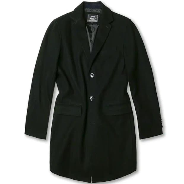 할인# 빔즈 하트 [Beams Heart] 블랙 울 스탠다드 싱글 코트