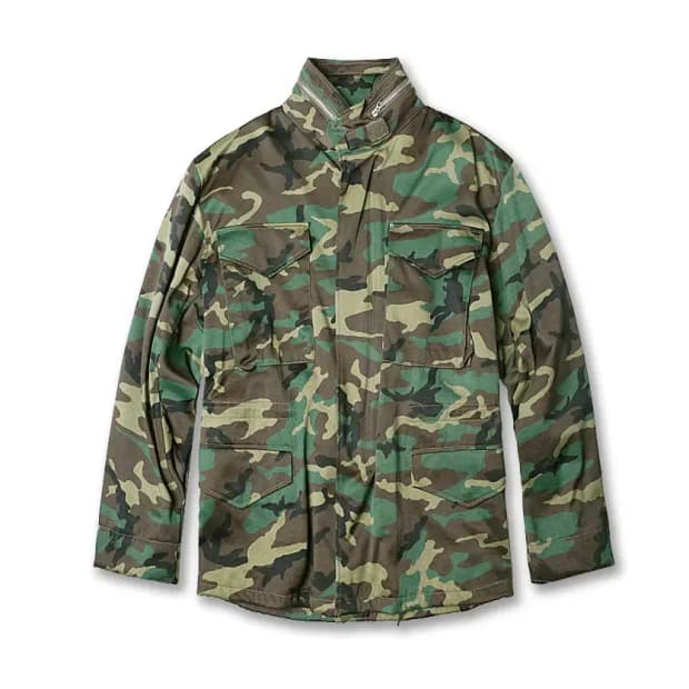 빔즈 플러스 [Beams +] 카모플라쥬 나일론 필드 자켓 M-65 점퍼