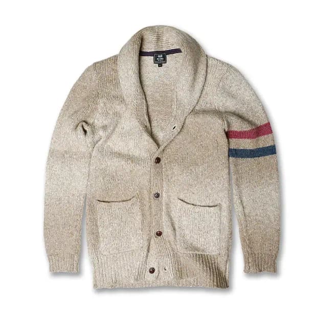 할인# 빔즈 하트 [Beams Heart] 보카시 숄카라 니트 가디건