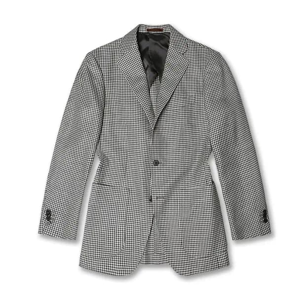 유니버셜 랭귀지 [Universal Language] 로로피아나 체크자켓